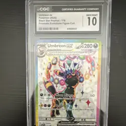 Umbreon ex Holo CGC 10 Black Star Promo 176/UUU English 2025 280 HP - Image 1