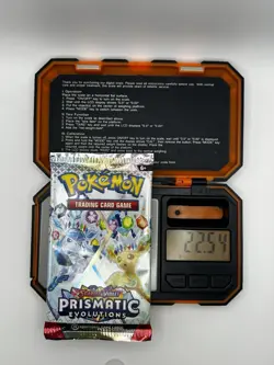 VERY HEAVY!! (22.54g) Pokemon Prismatic Evolutions– Factory Sealed Booster Pack! - Image 1
