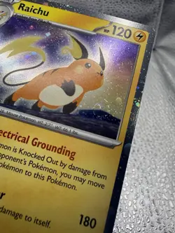 ⚡Raichu 026/165 Cosmos Holo Sam's Club 151 Promo Pokemon 2 SWIRL 🌀🌀 MINT NEW - Image 1
