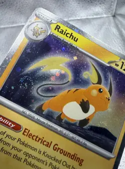 ⚡Raichu 026/165 Cosmos Holo Sam's Club 151 Promo Pokemon 2 SWIRL 🌀🌀 MINT NEW - Image 3
