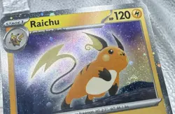 ⚡Raichu 026/165 Cosmos Holo Sam's Club 151 Promo Pokemon 2 SWIRL 🌀🌀 MINT NEW - Image 4