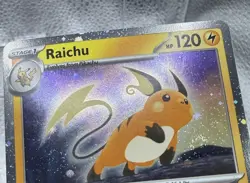 ⚡Raichu 026/165 Cosmos Holo Sam's Club 151 Promo Pokemon 2 SWIRL 🌀🌀 MINT NEW - Image 5