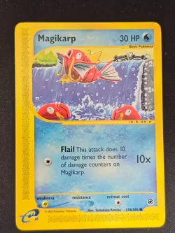 Pokemon TCG Magikarp 118 Expedition Mint Near Mint (non-holo) - Image 1