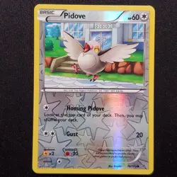 Pidove 78/108 Reverse Holo Common Roaring Skies Pokemon Moderately Played - Image 1