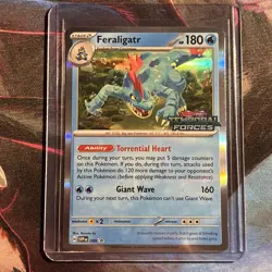 Pokemon - Feraligatr SVP 089 Promo Temporal Forces Stamped M/NM - Image 1