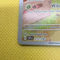 Pokemon TCG Appletun 211/191 Sv08 Surging Sparks Illustration Rare Holo EN - Image 5