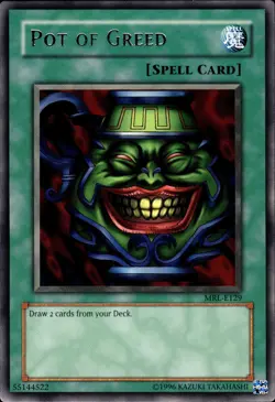 Pot Of Greed - Rare MRL-E129 - LP - YuGiOh - Image 1