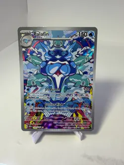 Palafin 200/197 Illustration Rare Obsidian Flames Pokemon Near Mint - Image 1