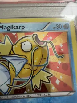 2016 POKEMON XY BLACK STAR PROMO SHINY #XY143 MAGIKARP-HOLO WITH SWIRL PSA 10 - Image 3