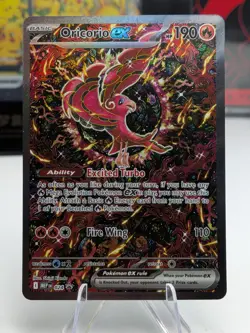 ORICORIO EX 2025 MEP POKEMON BLACK STAR PROMO #024 FULL ART NM - Image 1