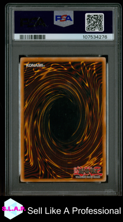 DARK ARMED DRAGON YUGIOH SECRET RARE PTDN 19 2008 ENGLISCH PSA 8 - Image 2
