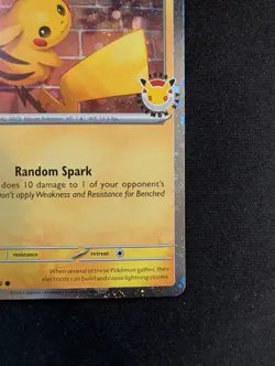 Pikachu 51/162 Stamped 2026 Pokemon Day 30th Anniversary Promo - Image 4