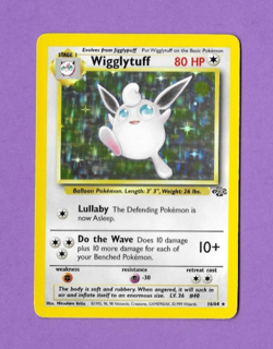 Wigglytuff Holo 16/64 Pokemon Jungle WOTC - Image 1