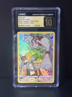 CGC Pristine 10 - Smeargle TG10/TG30 2022 Pokemon Silver Tempest POP 27 - Image 1