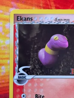 Ekans 47/101 Reverse Holo Stamped - Pokemon EX Dragon Frontiers - NM Yuka Morii - Image 2