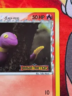 Ekans 47/101 Reverse Holo Stamped - Pokemon EX Dragon Frontiers - NM Yuka Morii - Image 3