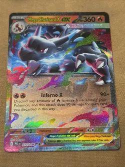Pokemon TCG Mega Charizard X Ex Phantasmal Flames 13/94 NM - Image 1