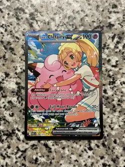 Pokemon TCG Lillie's Clefairy EX SIR 280/217 Ascended Heroes Mint Pack Fresh - Image 1