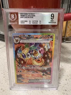 2025 Pokemon Prismatic Evolutions Flareon ex SIR #146 BGS 9 Mint - Image 1