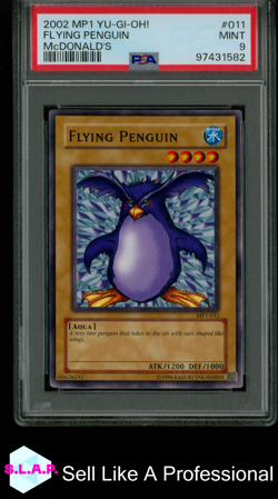 FLYING PENGUIN YUGIOH COMMON MP1 11 2002 ENGLISCH PSA 9 - Image 1