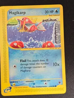 Pokemon TCG Magikarp 118 Expedition Mint Near Mint (non-holo) - Image 1