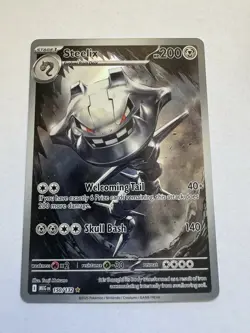 Steelix 150/132 Illustration Rare Pokemon Mega Evolution Pokemon English NM-M - Image 1