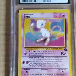 Pokemon TCG Mew Black Star Promo #8 Pokemon League 2000 Holo English CGC 10 - Image 1
