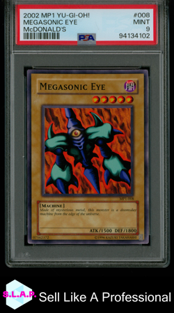 MEGASONIC EYE YUGIOH COMMON MP1 8 2002 ENGLISCH PSA 9 - Image 1