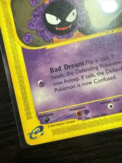 Pokemon TCG Gastly 109/165 Expedition Base Set Regular Common 2002 HP - Image 4