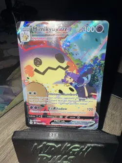 Mimikyu VMAX TG17/TG30 Holo Brilliant Stars Trainer Gallery Pokemon English NM - Image 1