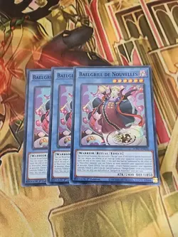 3X Baelgrill De Nouvelles - WISU-EN034 - Super Rare 1ST ED NM Yugioh - Image 1