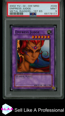 EMPRESS JUDGE YUGIOH COMMON MRD 46 2002 ENGLISCH PSA 9 - Image 1
