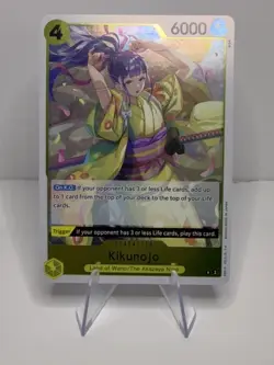 One Piece TCG Kikunojo OP06-104 Rare Wings of the Captain 2024 - Image 1