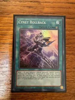 Yugioh! Cynet Rollback Cyac-En051 Super Rare Near Mint!! - Image 1
