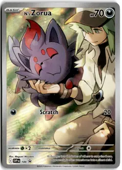 N's Zorua - Promo SV: Scarlet & Violet Promo Cards 189 NM - Image 1