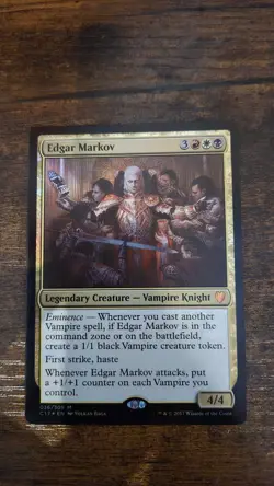 MTG Edgar Markov Commander 2017 C17 #36 Foil LP Magic Card - Image 1