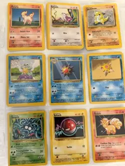 Lot of 242 cards from Pokemon Base Set (Unlimited) - Great condition - Image 2