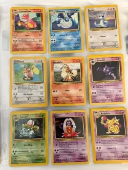 Lot of 242 cards from Pokemon Base Set (Unlimited) - Great condition - Image 3