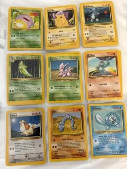 Lot of 242 cards from Pokemon Base Set (Unlimited) - Great condition - Image 4