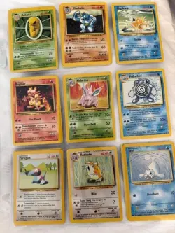 Lot of 242 cards from Pokemon Base Set (Unlimited) - Great condition - Image 5