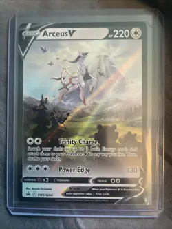 Arceus v Promo SWSH204 Sword & Shield Promo Card Near Mint Condition - Image 3