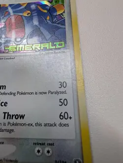 Pokemon Card Emerald Exploud 3/106 Reverse Holo Rare STAMPED - Image 3