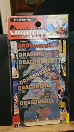 Dragonball Z Sealed Changingcard Lot of 4 Panini 24 Total Cards Lenticular - Image 3