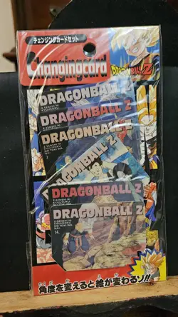 Dragonball Z Sealed Changingcard Lot of 4 Panini 24 Total Cards Lenticular - Image 4
