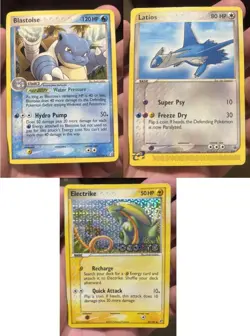 Pokemon card lot - 3 cards LP-MP - Image 1