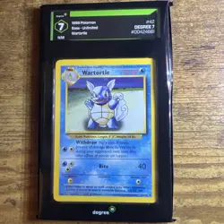 Pokemon 1999 Wartortle Base Set Card 42/102 Unlimited - Image 1