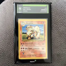 Pokemon TCG Arcanine Base Set, Unlimited Uncommon Card 23/102 LP/NM Condition - Image 1