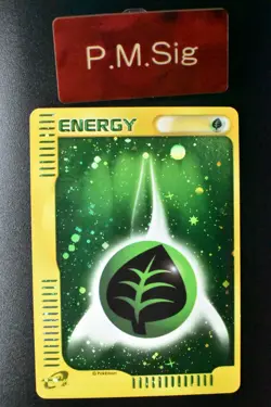Grass Energy McDonald's Promo 2002 e series Holo Japanese Pokemon Card - Image 1