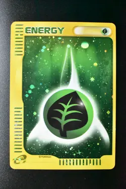 Grass Energy McDonald's Promo 2002 e series Holo Japanese Pokemon Card - Image 2