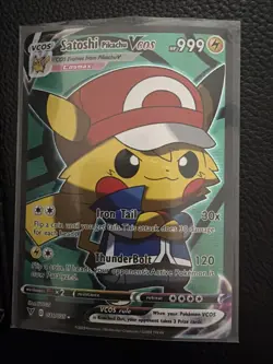 Cosplay Pikachu Pokemon Card lot Of 8 Non TCG FAN ART Shinny Sparkly Holos - Image 2